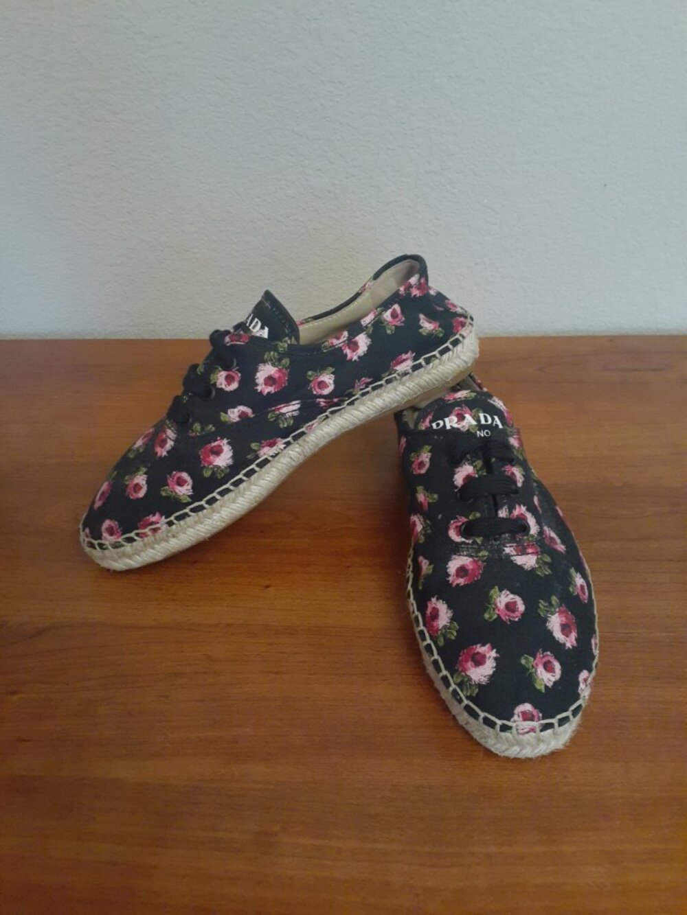 Prada Canvas Espadrille Sneakers